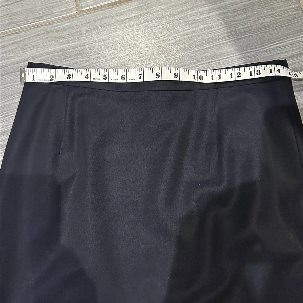 Escada by Margaretha Ley Navy Wool Skirt – Made in Germany, Size 36 - Picture 3 of 8